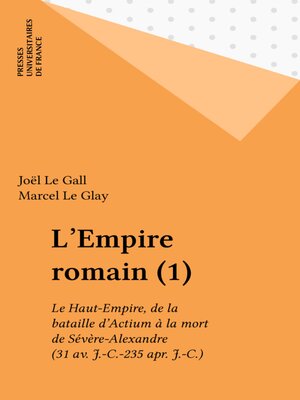 cover image of L'Empire romain (1)
